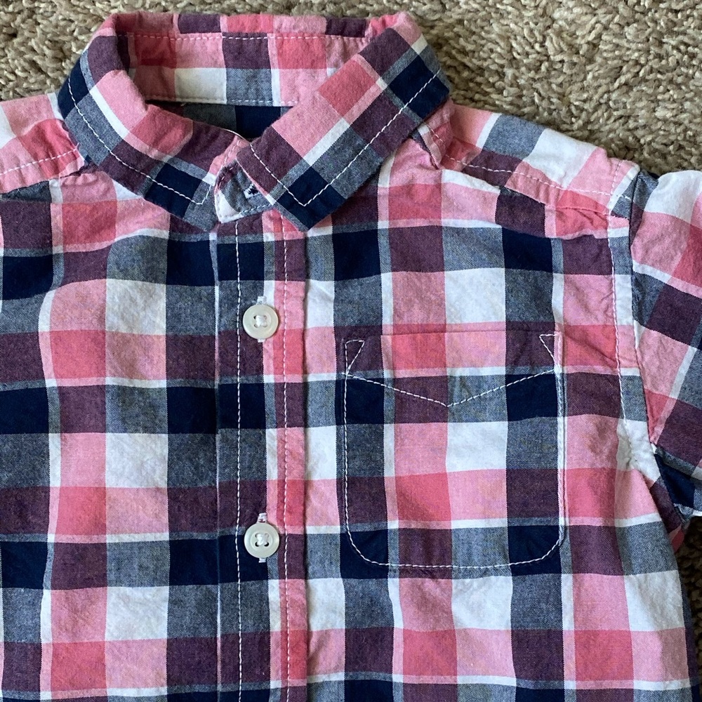 Toddler boy button down shirt